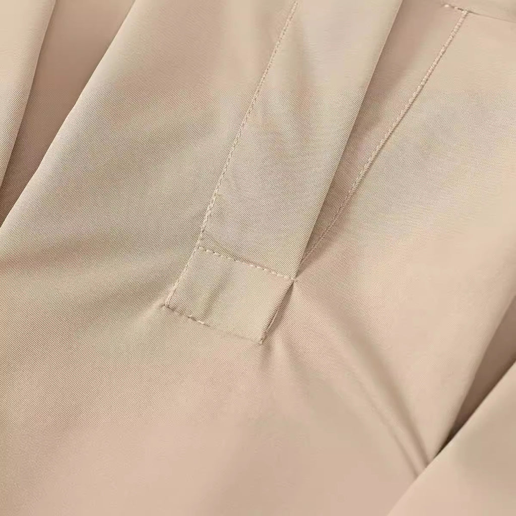 Summer new women's clothing European and American style pleated short style slim and sexy dress for women