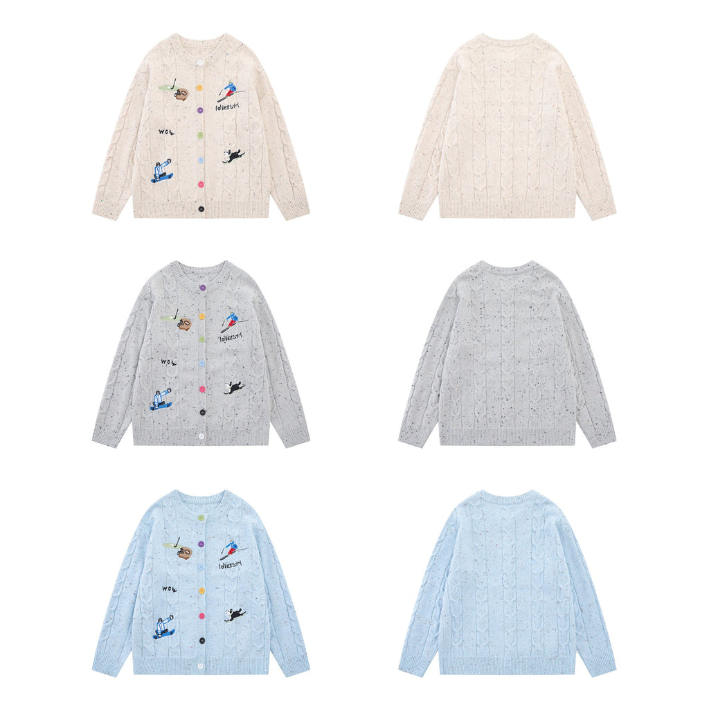 Small animal embroidery design jacket
