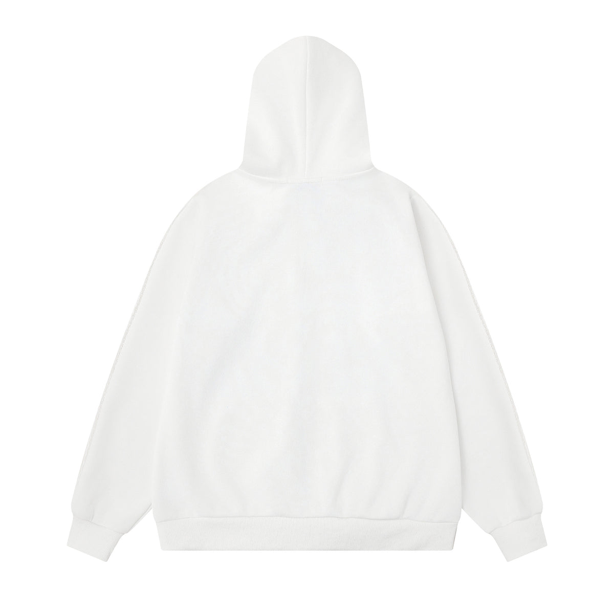 Woolen ball drawstring hooded sweatshirt