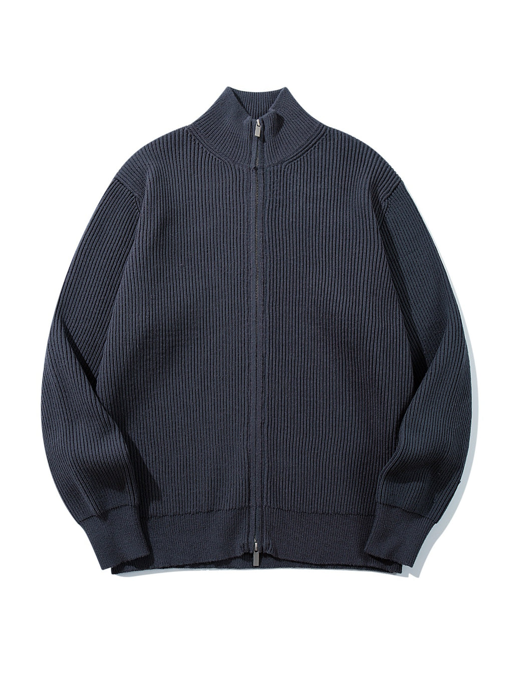 Half high collar vertical pit stripe jacket
