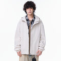 Men's Windproof Cargo Workwear Jacket Outdoor Hiking Windbreaker Coat