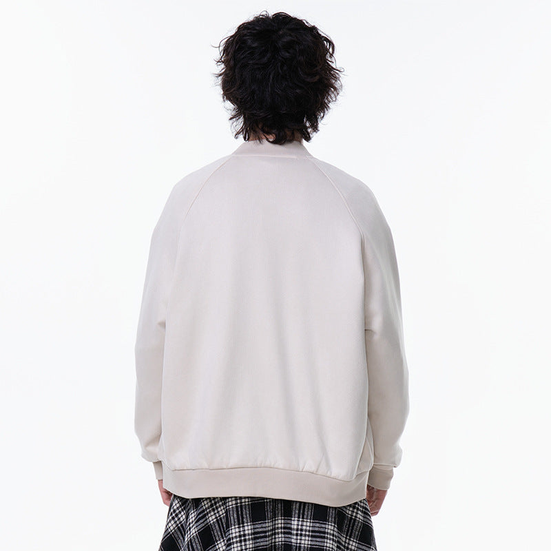 Men's  Vintage Baseball Collar Workwear Jacket