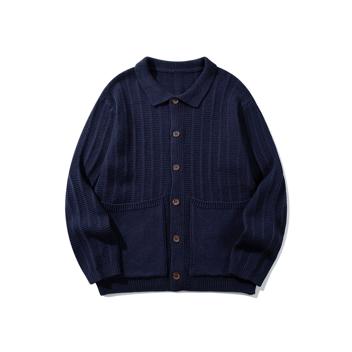 Small collar vertical pit stripe jacket