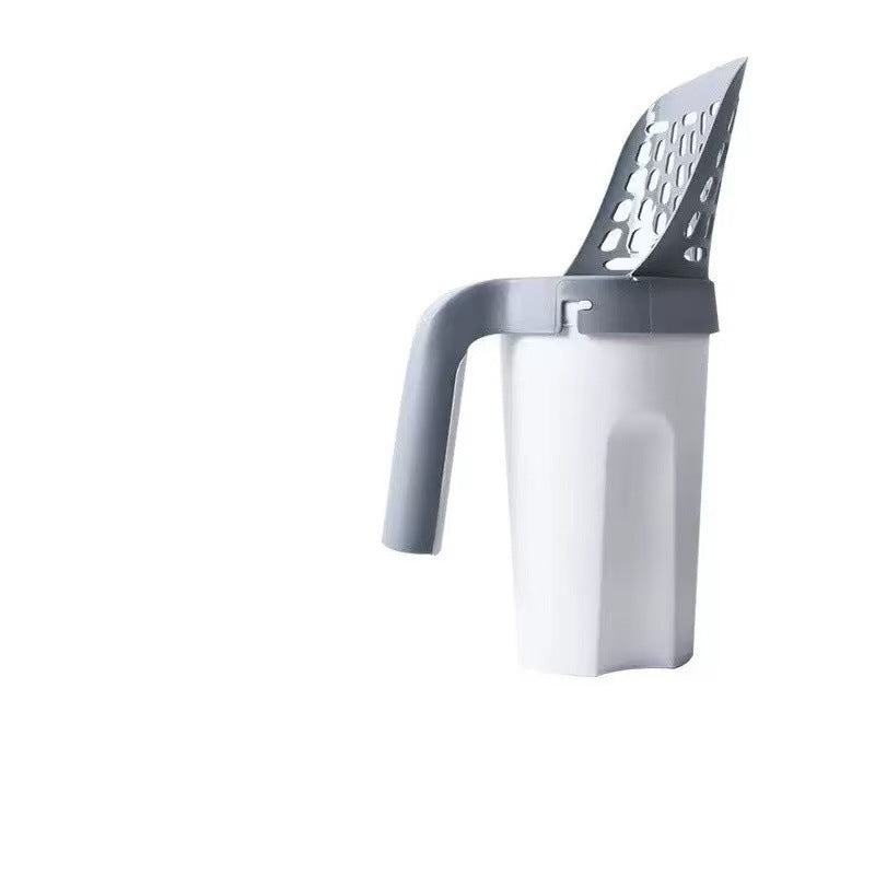 One piece cat litter scoop detachable large capacity filter cat litter scoop cat and dog dropper