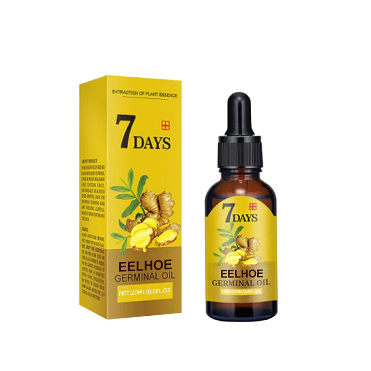 Ginger Hair Care Solution for Nourishing, Moisturizing & Preventing Hair Loss