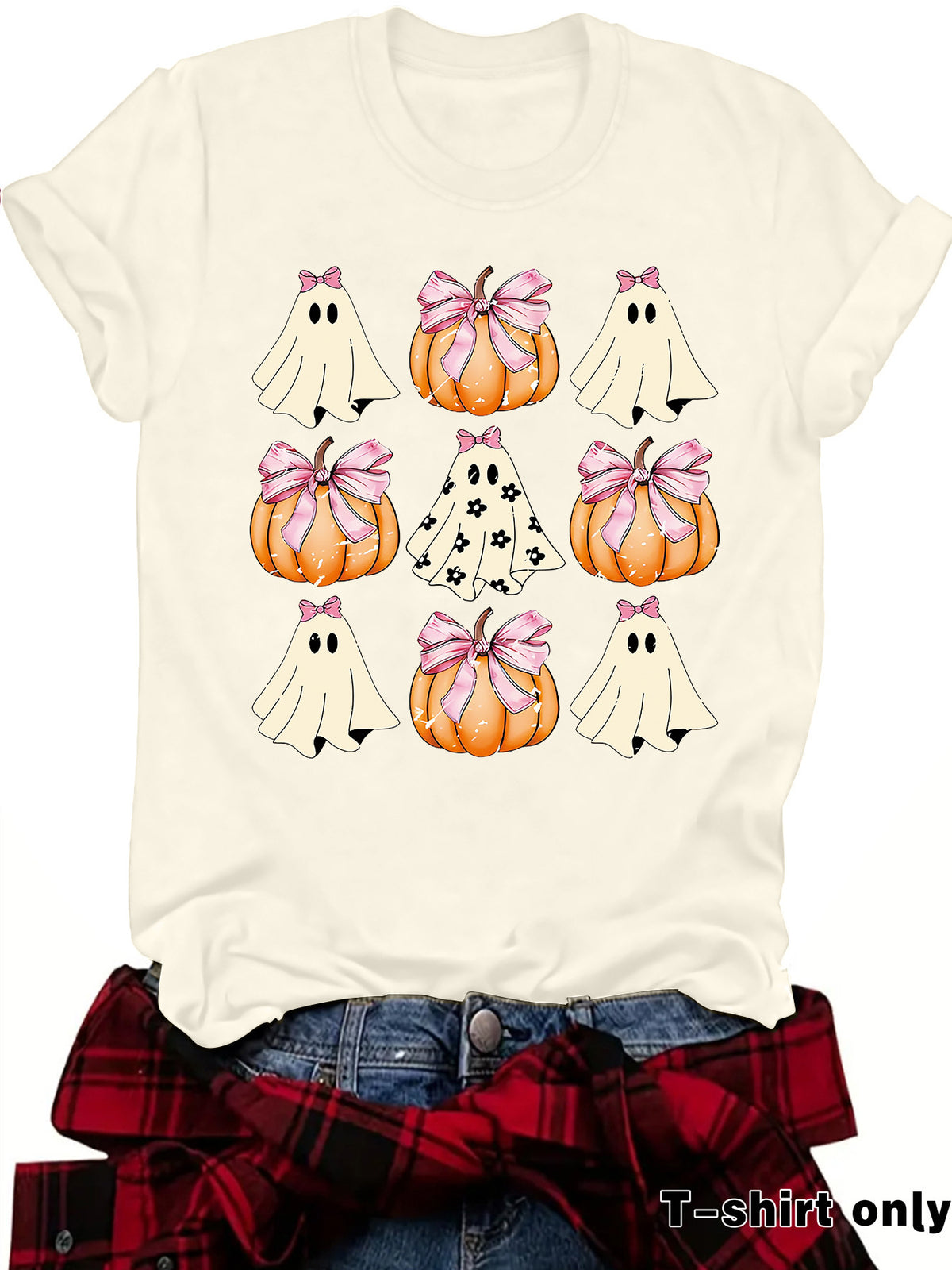 Funny Coquette Bow Pumpkin Spooky Season T-S