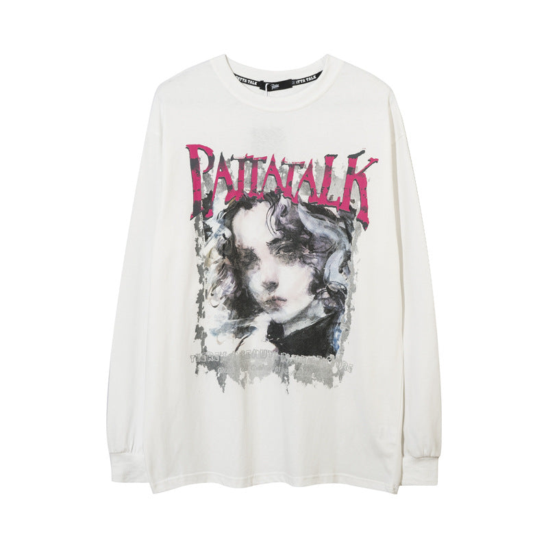 Character printed hoodie