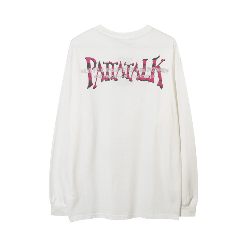 Character printed hoodie