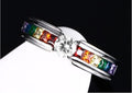Crystal Women Wedding Rings CZ Fashion Jewelry Ladies Accessories