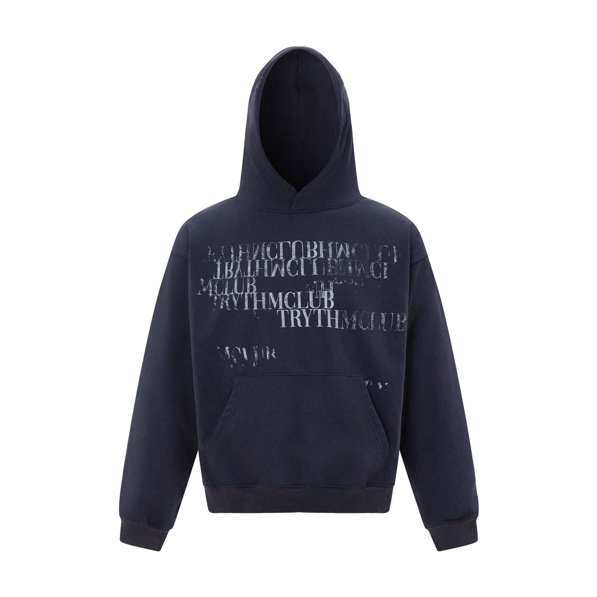 Letter hooded loose hoodie