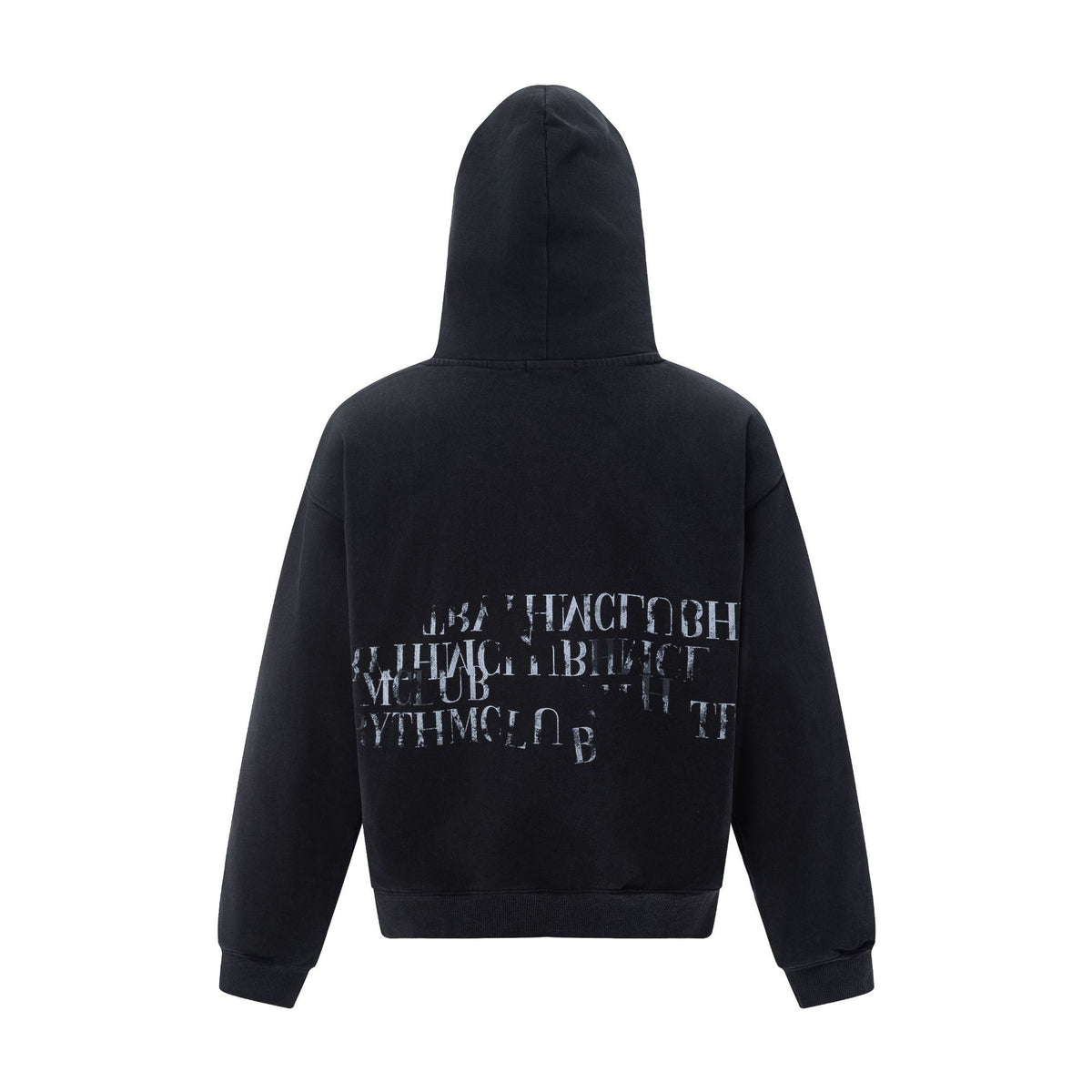 Letter hooded loose hoodie