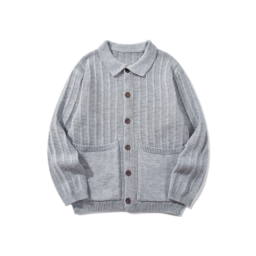 Small collar vertical pit stripe jacket