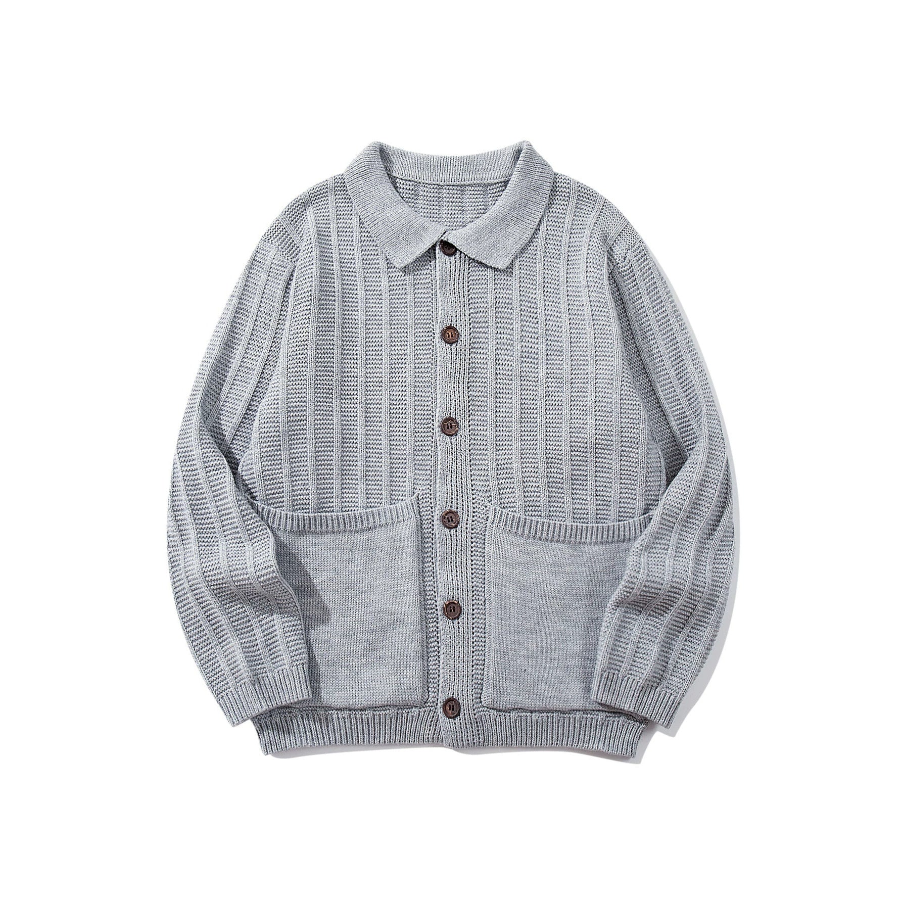 Small collar vertical pit stripe jacket