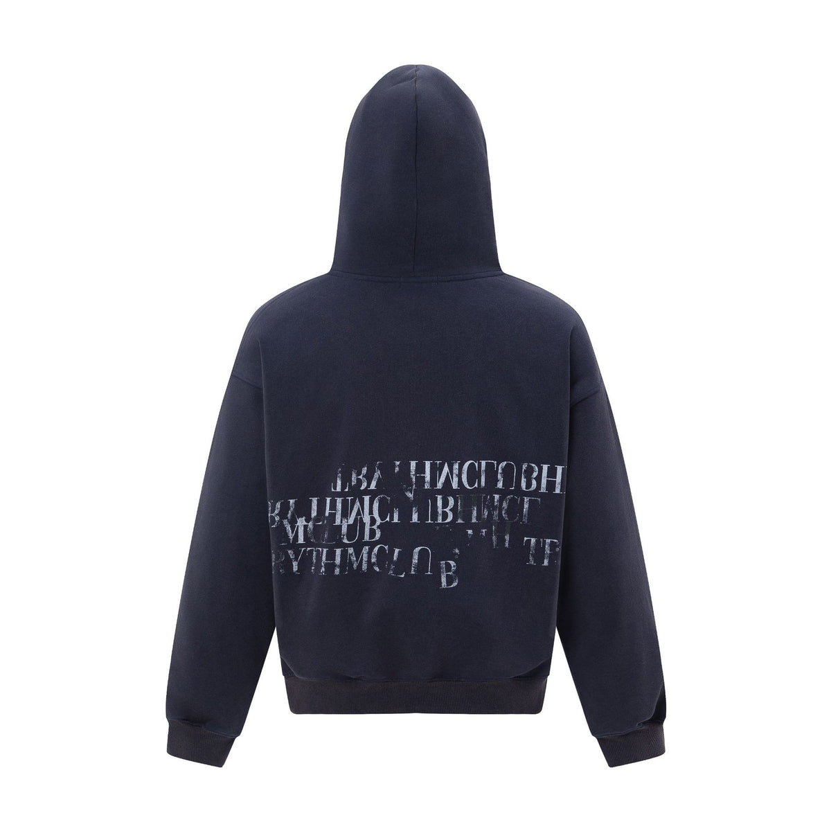 Letter hooded loose hoodie