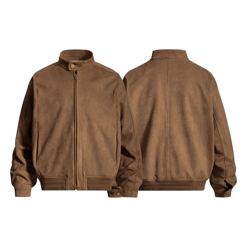 Side seam pocket ribbed design jacket