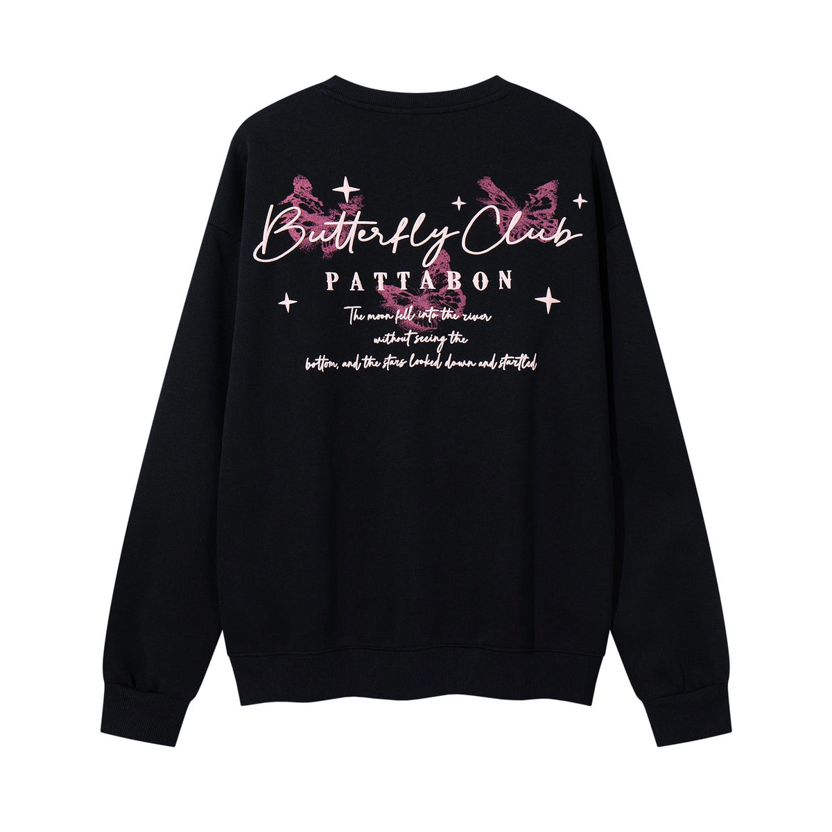 Foam letter printed hoodie