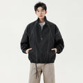 Men's Casual Sports Long Sleeve Stand Collar Baseball Jacket