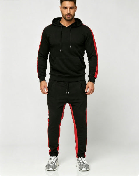 Men's Minimalist Trendy Hooded Jacket Casual Sportswear Set