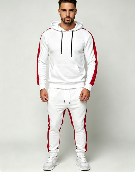 Men's Minimalist Trendy Hooded Jacket Casual Sportswear Set