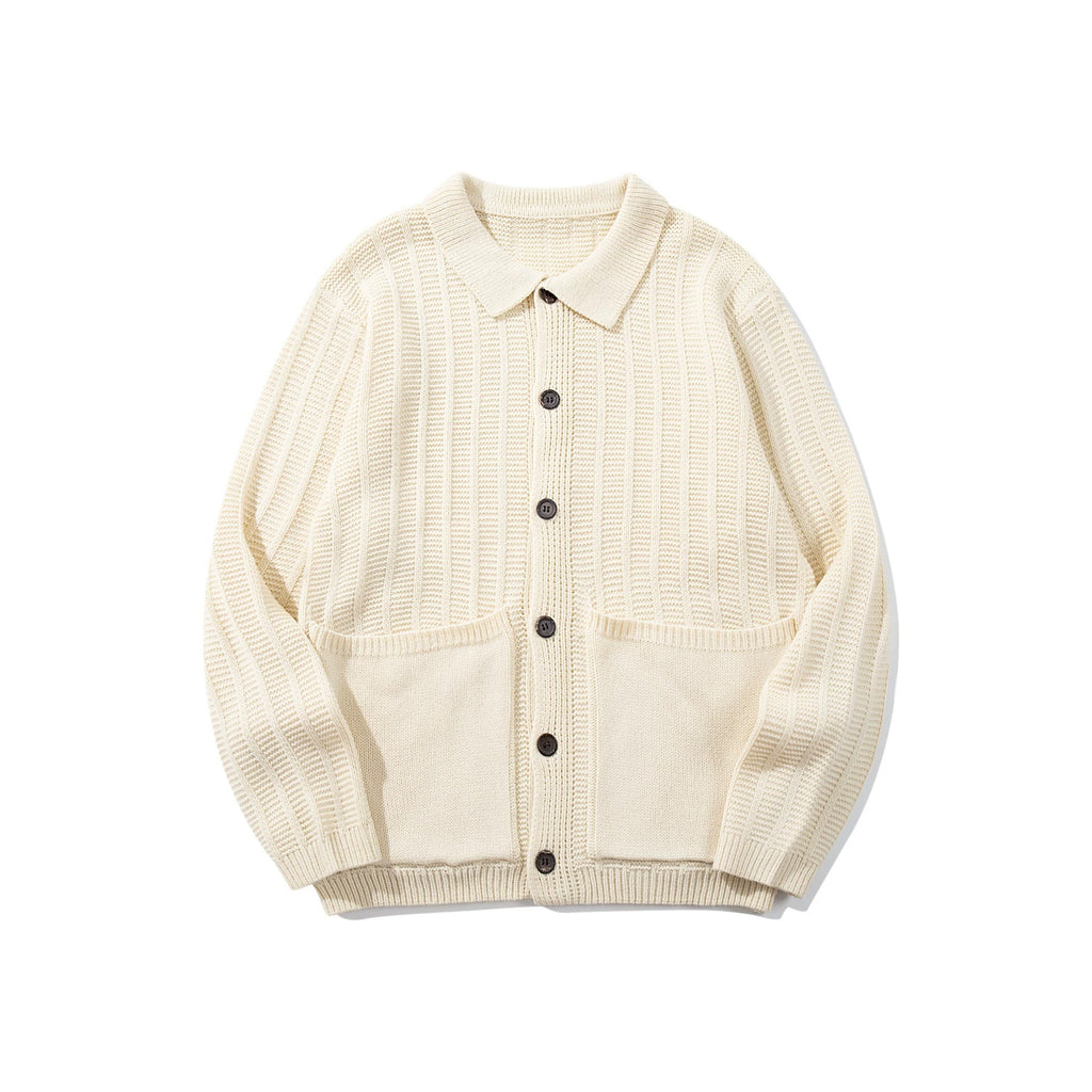 Small collar vertical pit stripe jacket