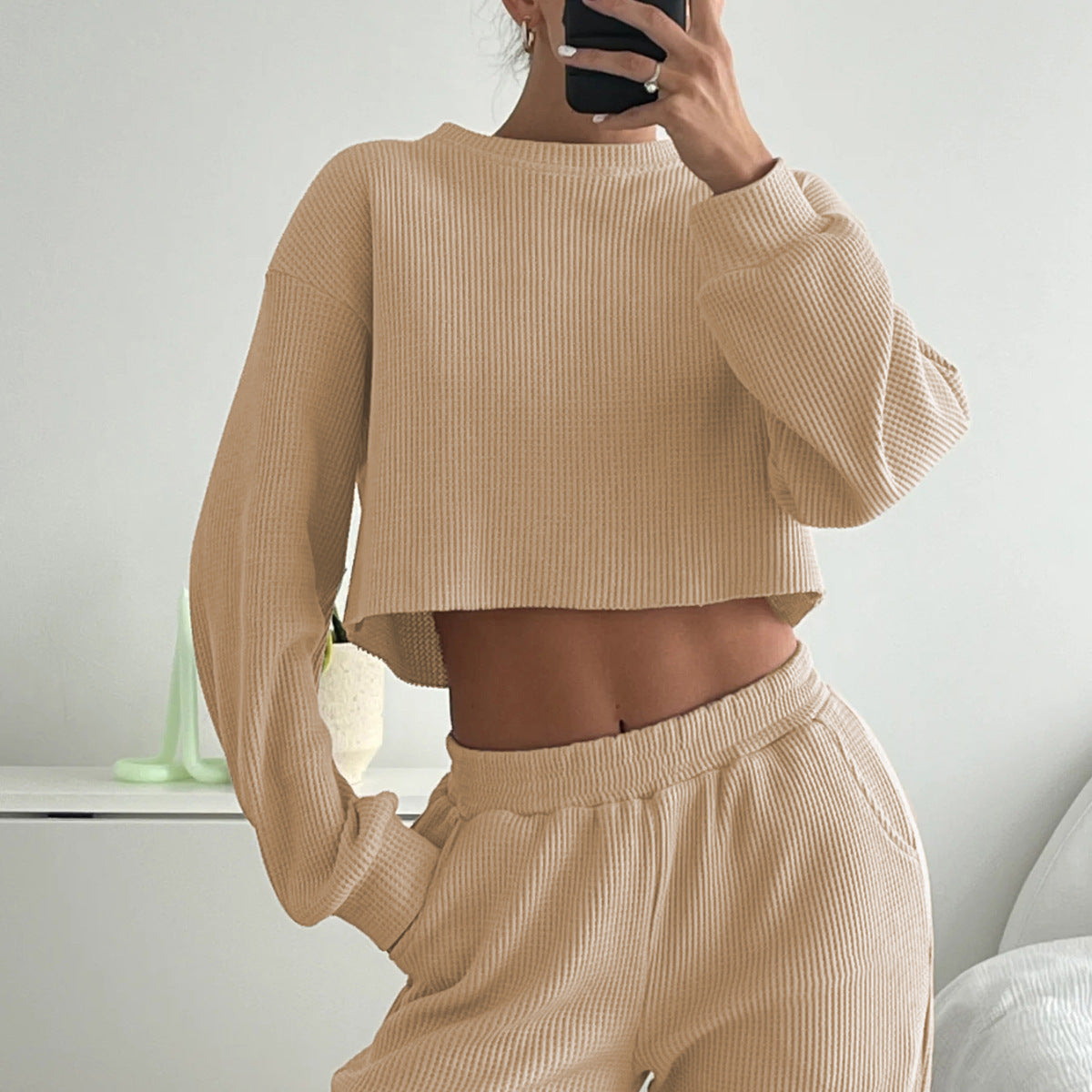 Casual Hoodie Set for Women, Two-Piece Women's Clothing Set