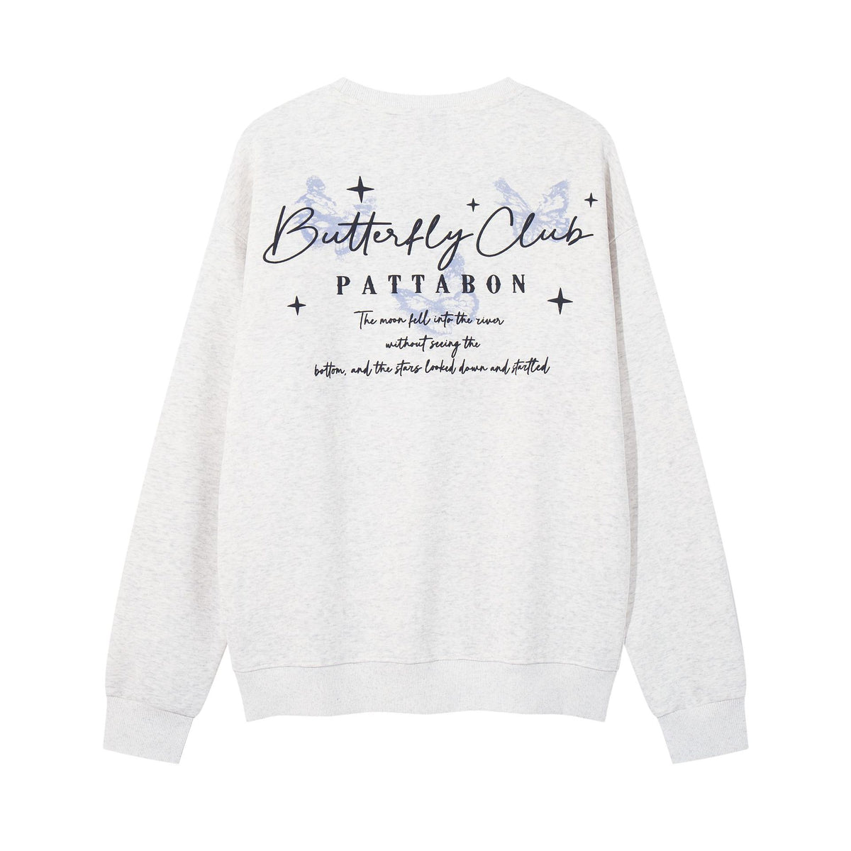 Foam letter printed hoodie