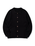 Small collar vertical pit stripe jacket