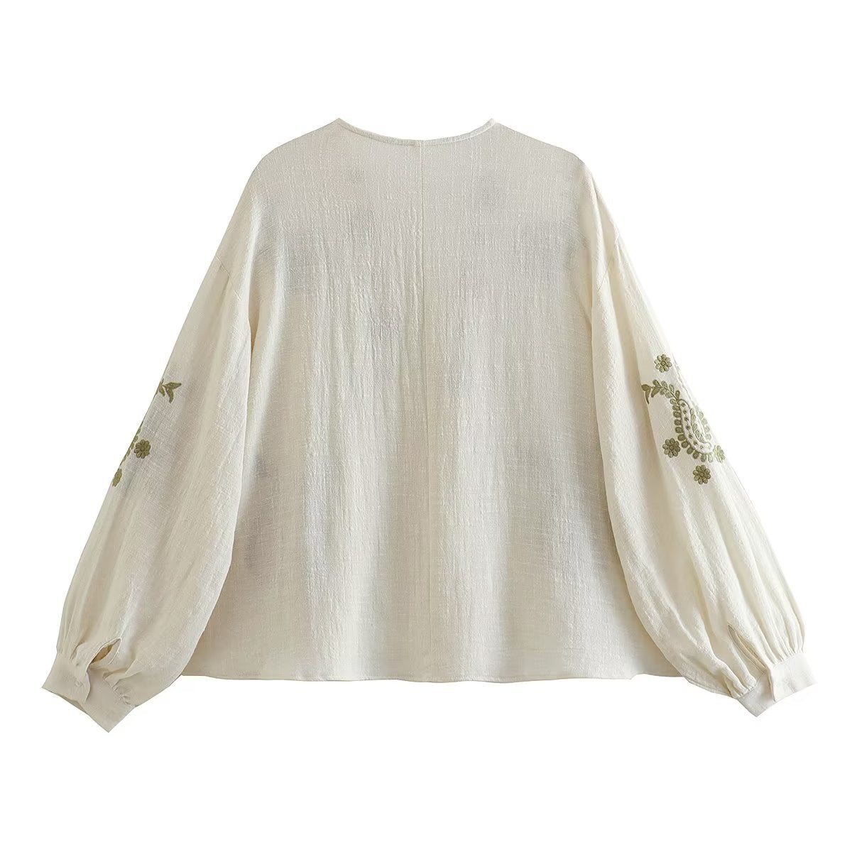 Summer women's clothing new loose cotton embroidered shirt top for women