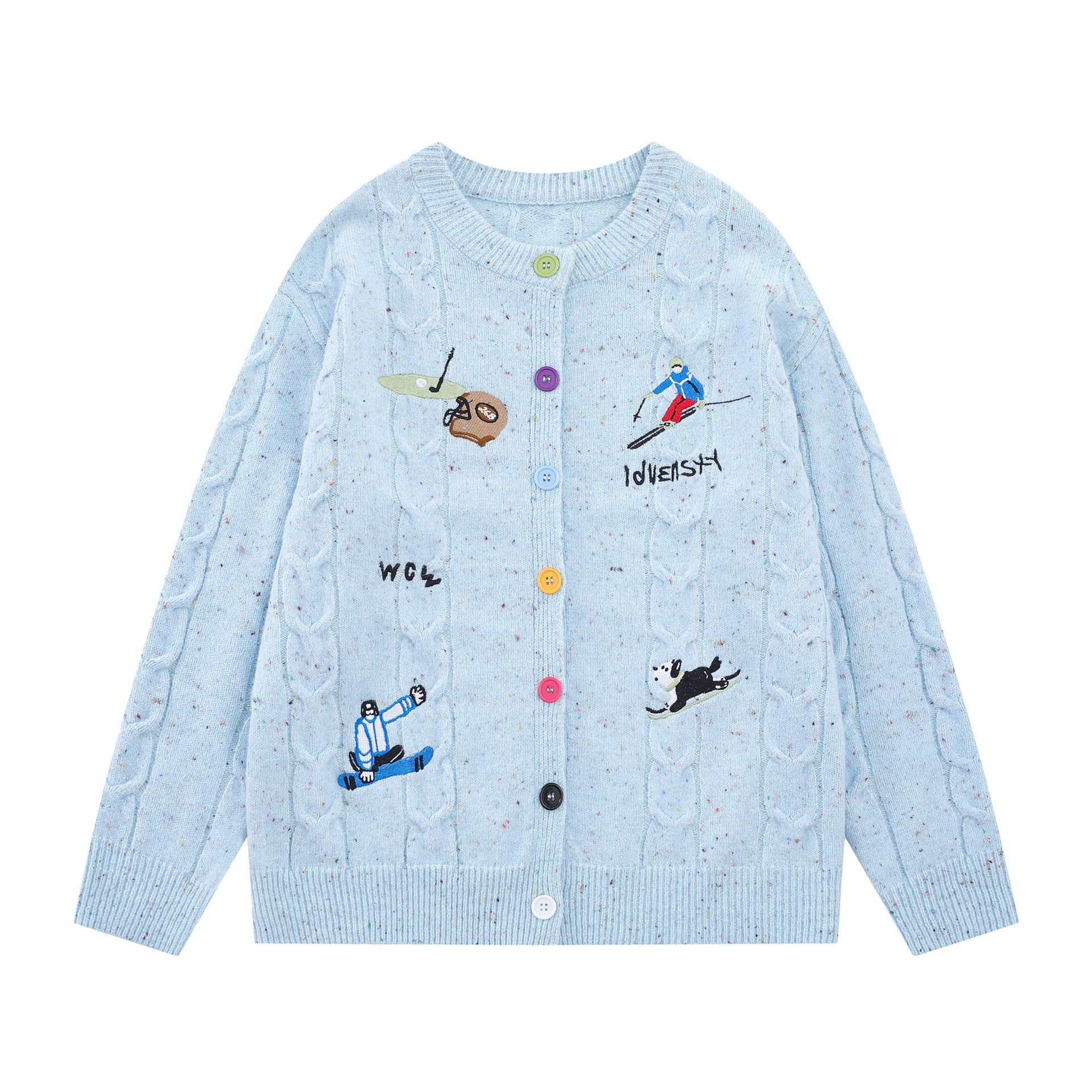 Small animal embroidery design jacket