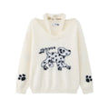 Spotted puppy jacquard sweater
