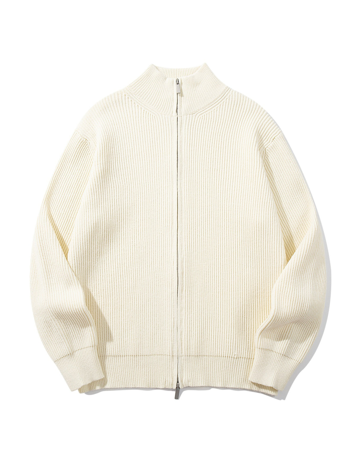 Half high collar vertical pit stripe jacket