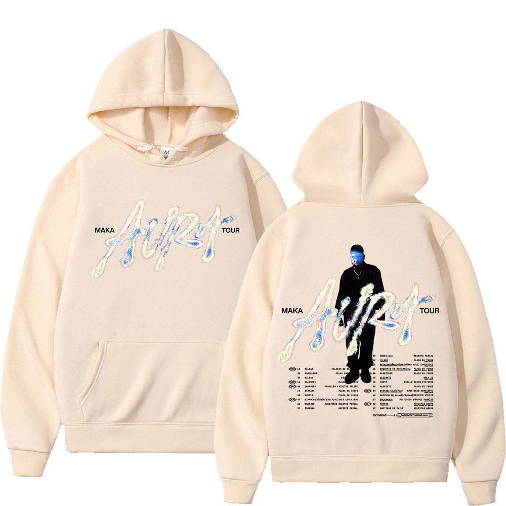 Rapper Maka  Aura Tour Merch Hoodies Men Women Clothing
