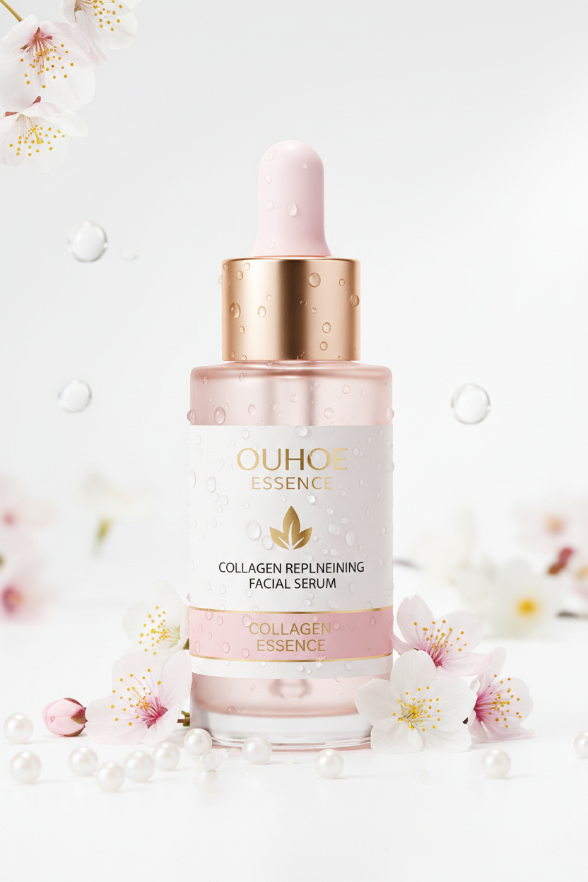 OUHOE Essence collagen replenishing essence whitening freckle removal facial essence brightening hydrating moisturizing